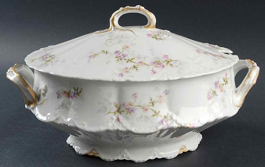 Schleiger 339J Tureen &  Lid by Haviland-1