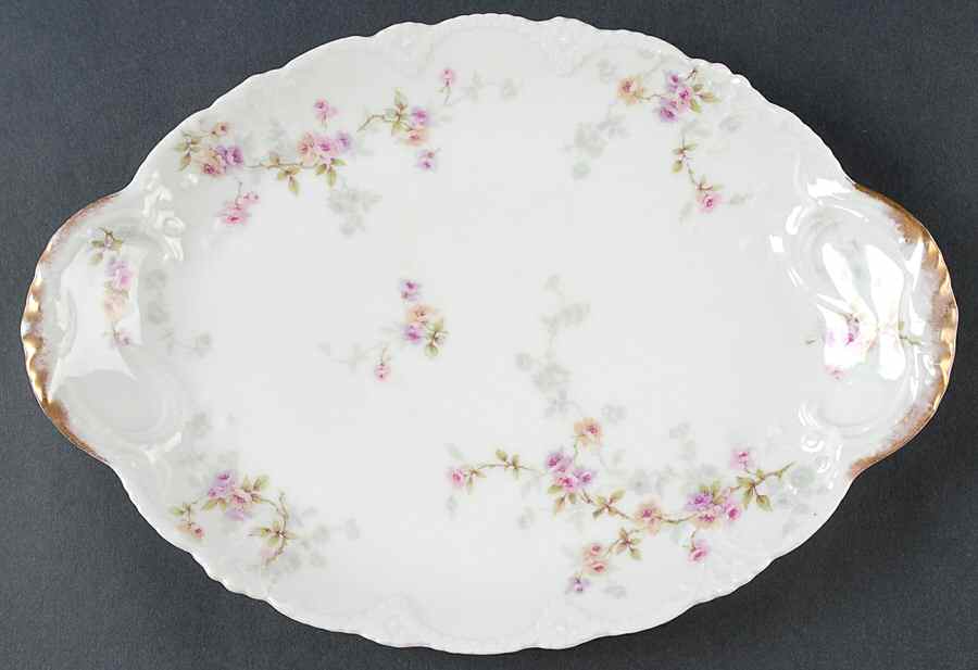 Schleiger 339J 10" Oval Serving Platter by Haviland-1
