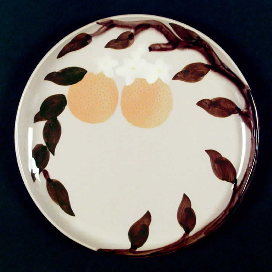 Orange Blossom Dinner Plate by Hollywood-1