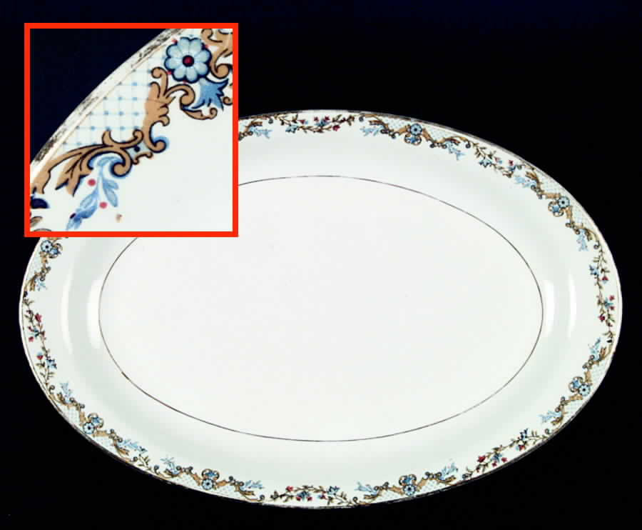 HLC801 13" Oval Serving Platter by Homer Laughlin -1