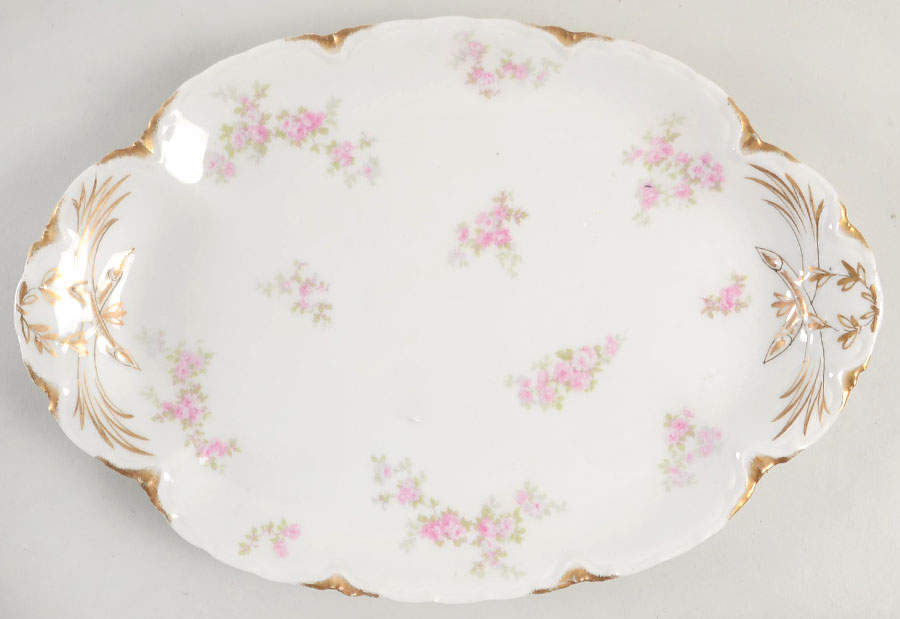 Schleiger 1131A 13" Oval Serving Platter by Haviland-1