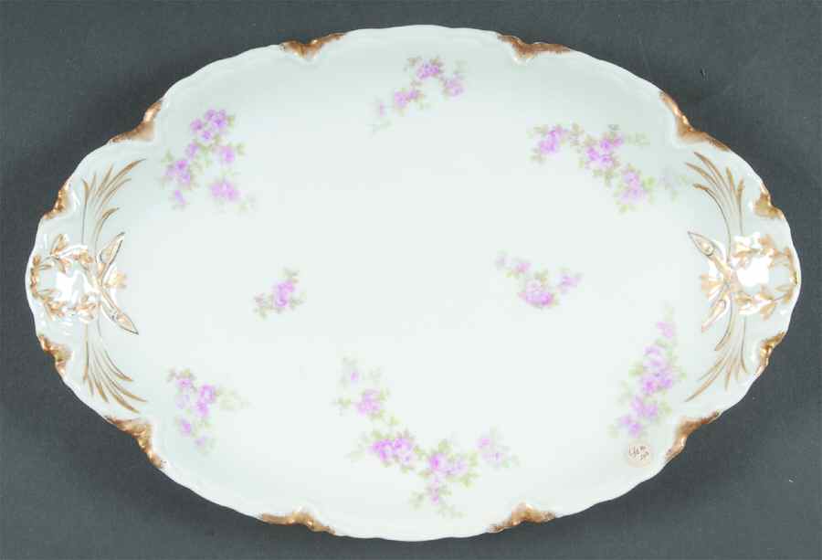 Schleiger 1131A 11" Oval Serving Platter by Haviland-1