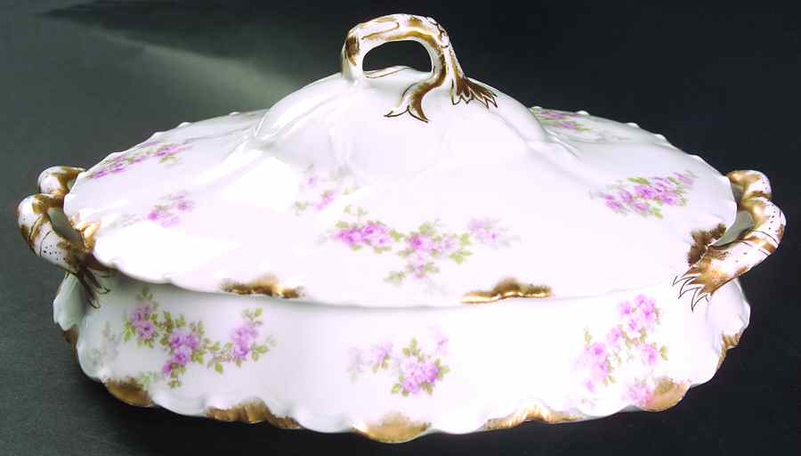 Schleiger 1131A Oval Covered Vegetable by Haviland-1