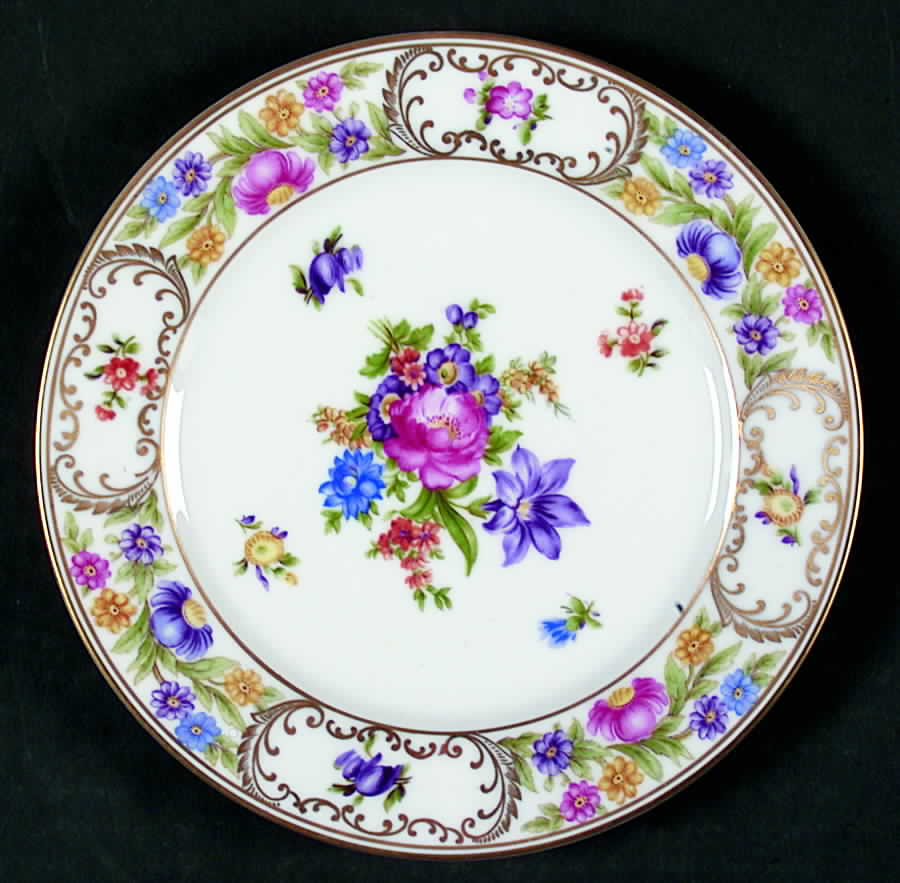 Dresden Art Bread & Butter Plate by Heinrich - H&C-1