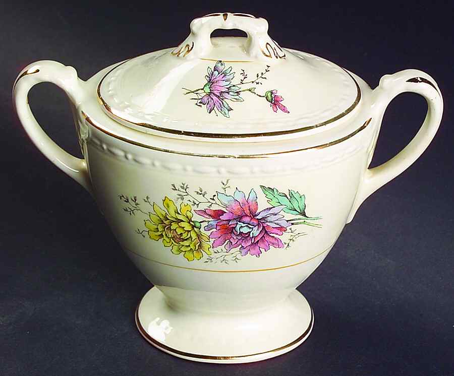 G3443 Sugar Bowl & Lid by Homer Laughlin -1