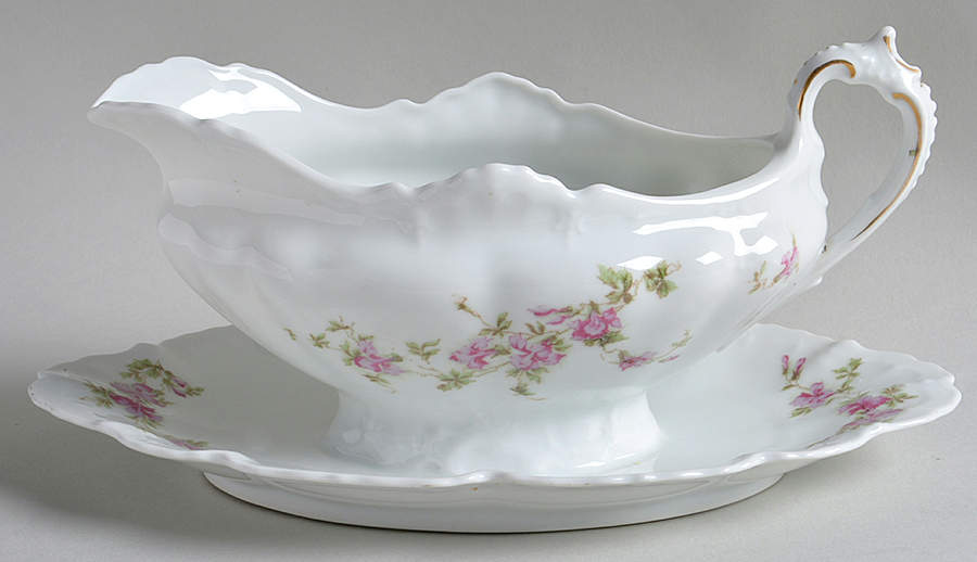 9222 Gravy Boat with Attached Underplate by Altrohlau-1