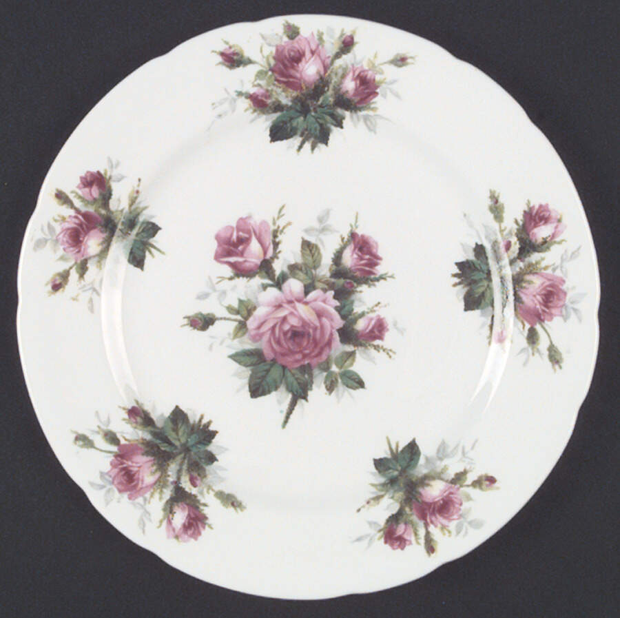 Grandmother's Rose Salad Plate by Hammersley-1