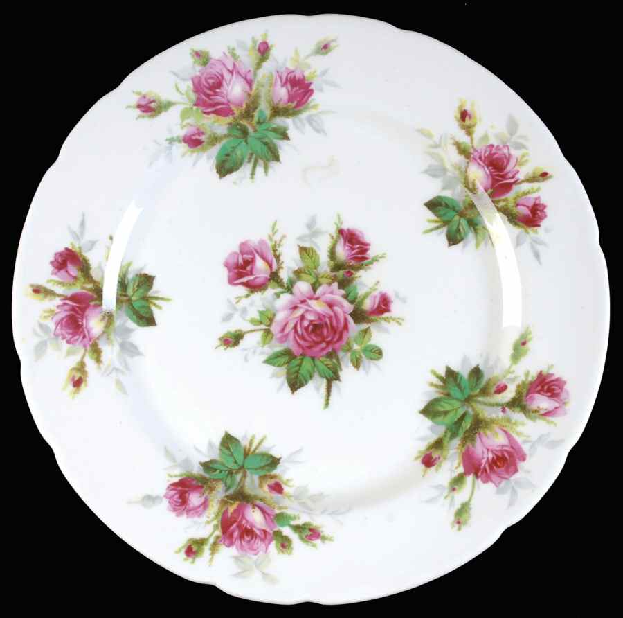 Grandmother's Rose Luncheon Plate by Hammersley-1