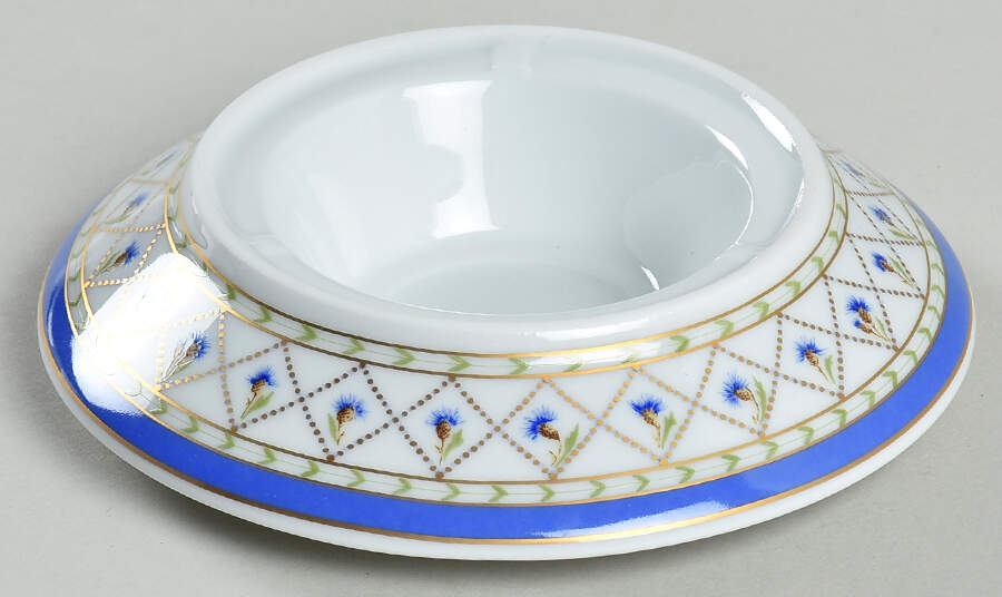 Val De Loire (Blue Band) Lithophane Candle Votive Base by Haviland-1