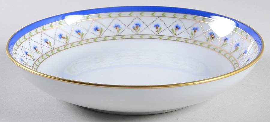 Val De Loire (Blue Band) Coupe Soup Bowl by Haviland-1