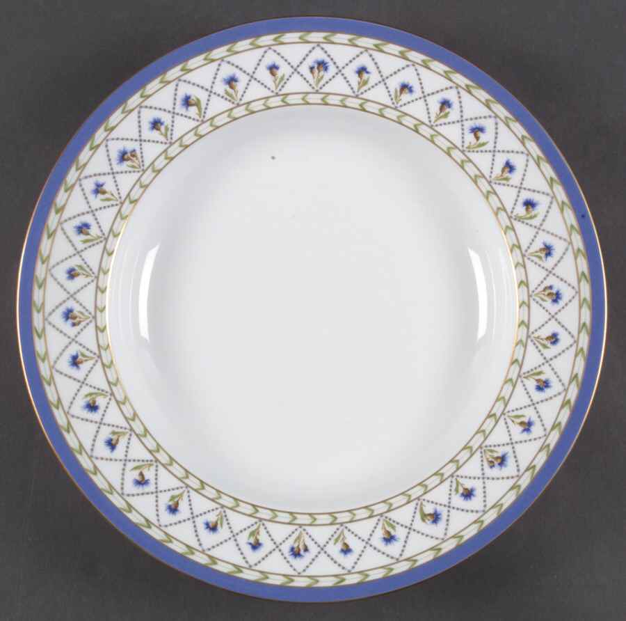 Val De Loire (Blue Band) Deep Round Platter by Haviland-1