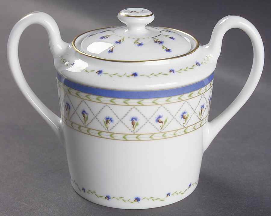 Val De Loire (Blue Band) Sugar Bowl & Lid by Haviland-1