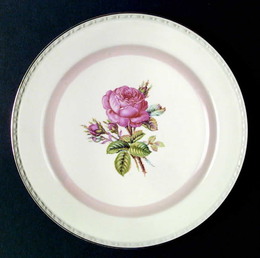 Calirose Dinner Plate by Homer Laughlin -1
