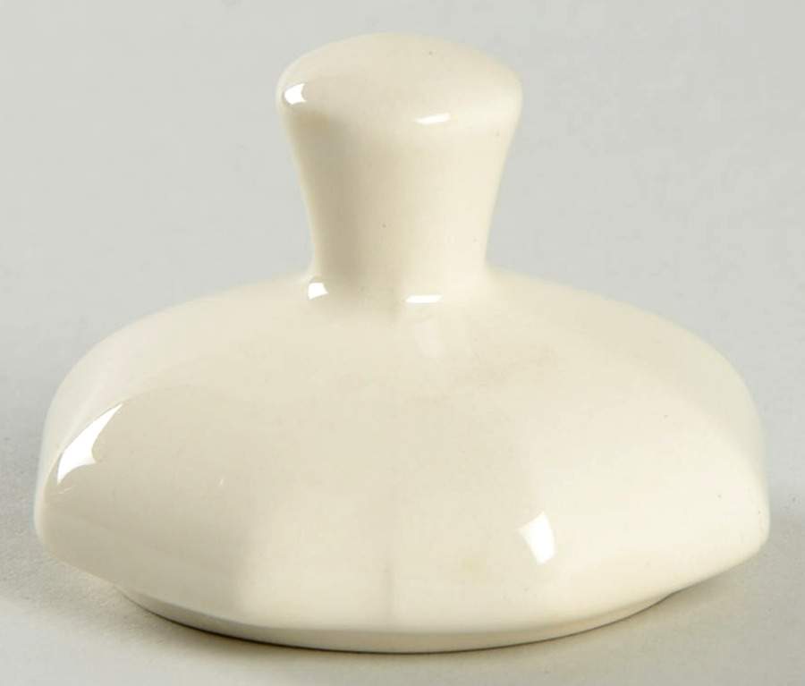 Heritance White Lid for Sugar Bowl by Harker-1