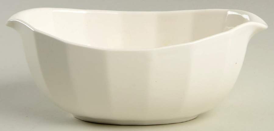 Heritance White Gravy Boat by Harker-1