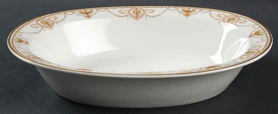Schleiger 510c 10" Oval Vegetable Bowl by Haviland-1