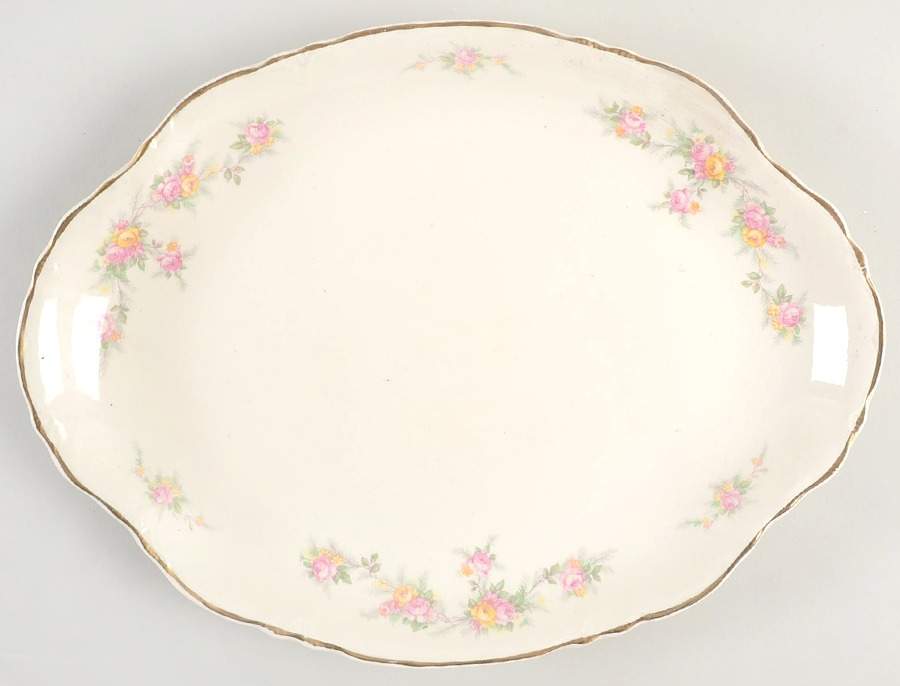 HLC809 13" Oval Serving Platter by Homer Laughlin -1