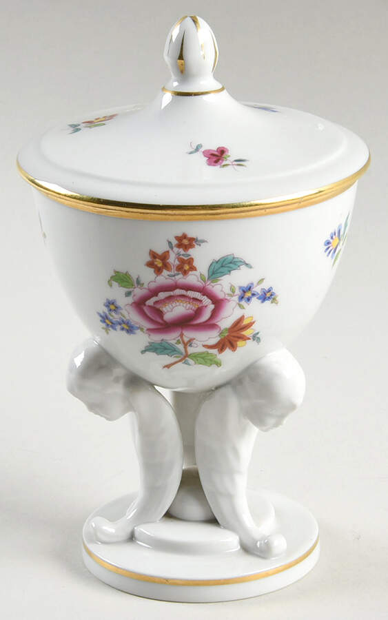 HER12 Round Trinket Box & Lid by Herend-1