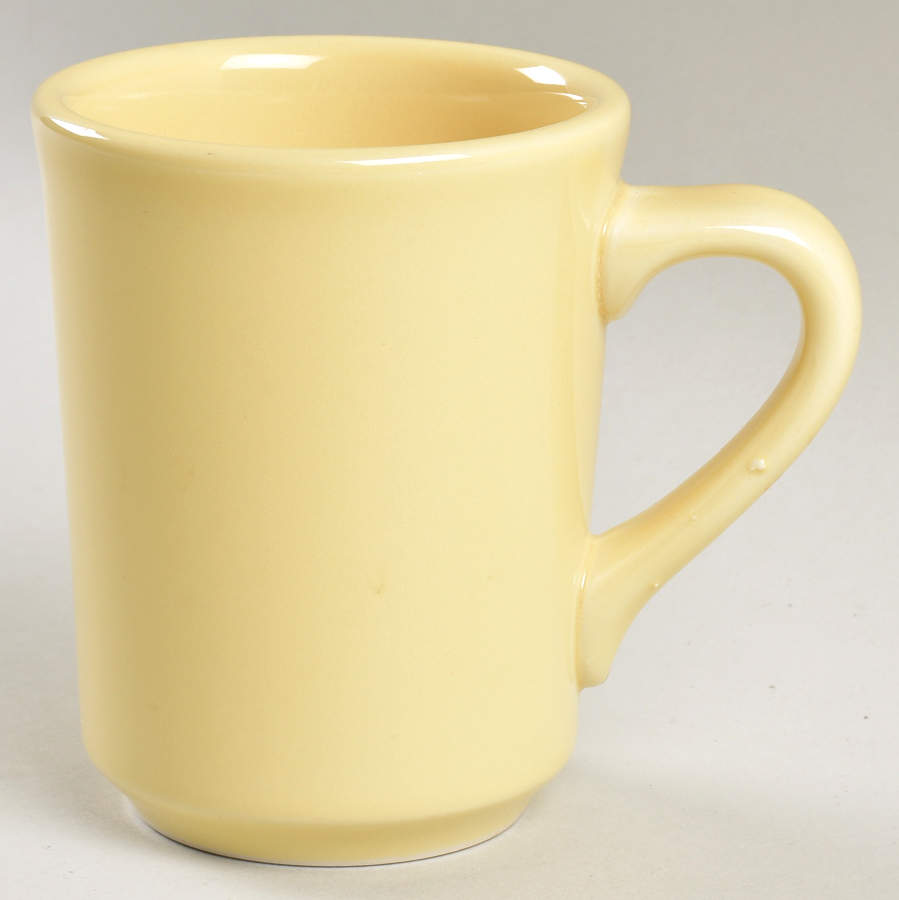 Fiesta Yellow (Intro 1987) Denver Mug by Homer Laughlin -1