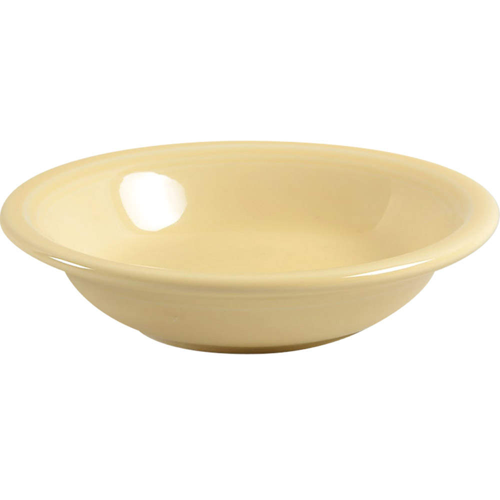 Fiesta Yellow (Intro 1987) Fruit/Dessert (Sauce) Bowl by Homer Laughlin -1