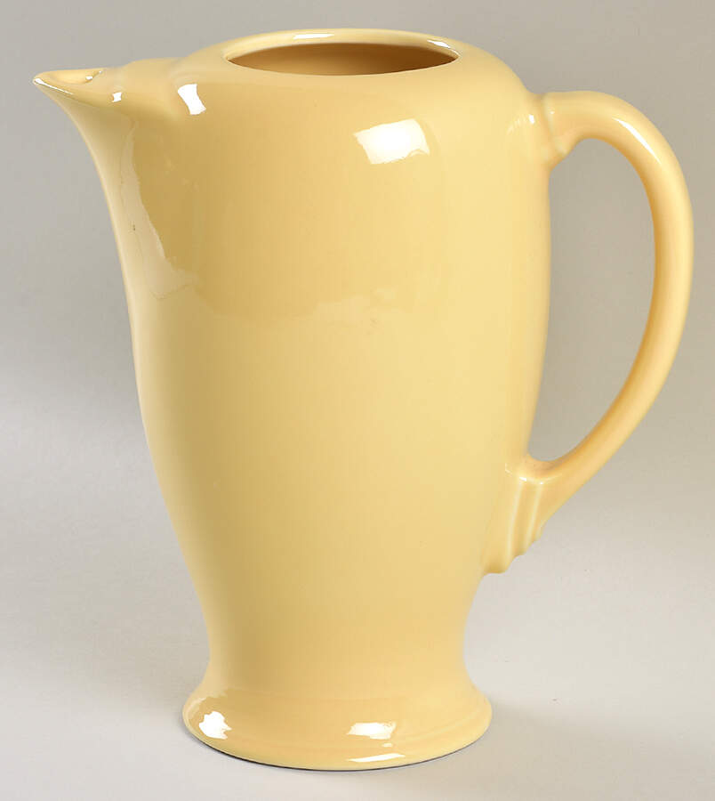 Fiesta Yellow (Intro 1987) Coffee Pot No Lid by Homer Laughlin -1