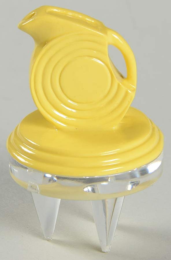 Fiesta Yellow (Intro 1987) Cheese Button by Homer Laughlin -1