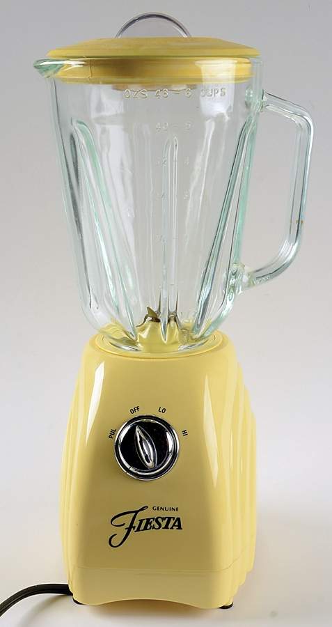 Fiesta Yellow (Intro 1987) Electric Blender by Homer Laughlin -1