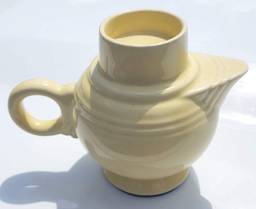 Fiesta Yellow (Intro 1987) Hurricane Votive No Globe by Homer Laughlin -1