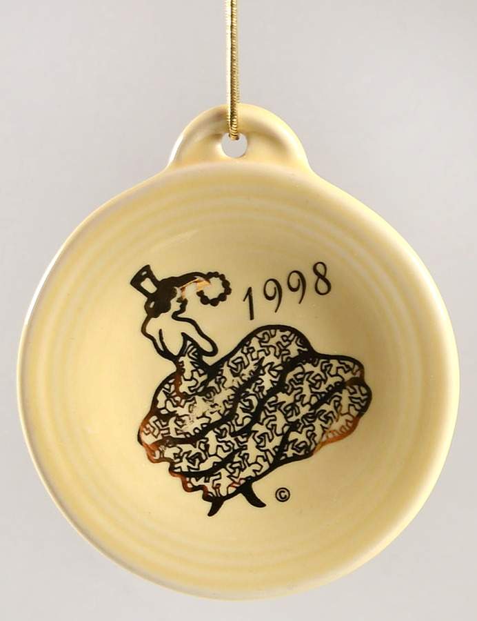 Fiesta Yellow (Intro 1987) Ornament by Homer Laughlin -1