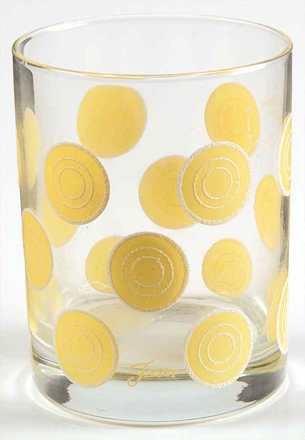 Fiesta Yellow (Intro 1987) 10 Oz Glassware Double Old Fashioned by Homer Laughlin -1