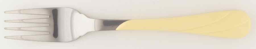 Fiesta Yellow (Intro 1987) Dinner Fork (7 1/2" or Larger) by Homer Laughlin -1