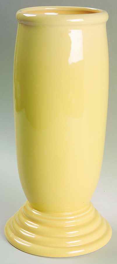 Fiesta Yellow (Intro 1987) 9" Vase by Homer Laughlin -1