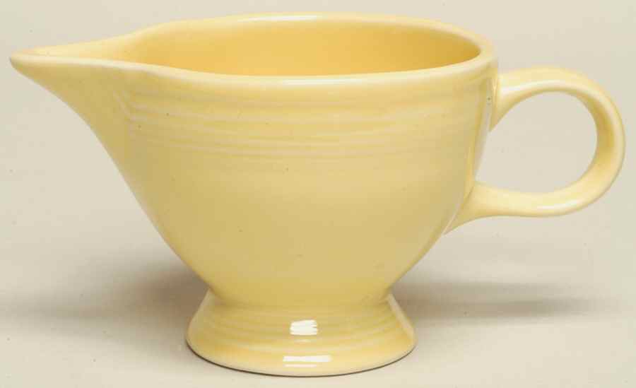 Fiesta Yellow (Intro 1987) Individual Creamer by Homer Laughlin -1