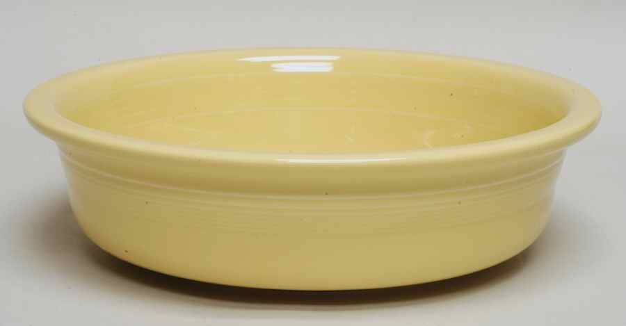 Fiesta Yellow (Intro 1987) 10" Large Salad Serving Bowl by Homer Laughlin -1