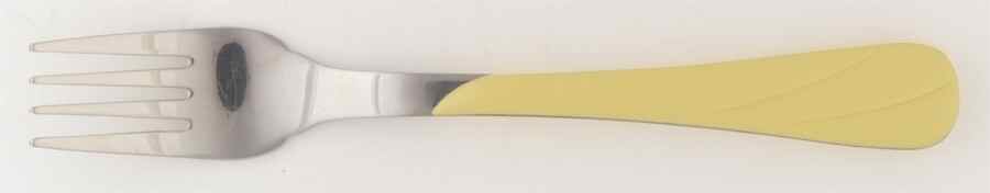 Fiesta Yellow (Intro 1987) Individual Salad Fork by Homer Laughlin -1