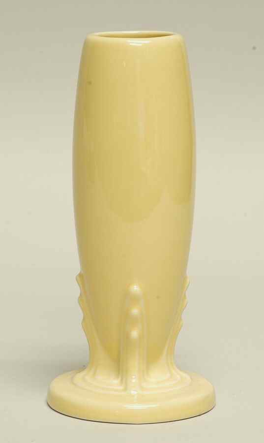 Fiesta Yellow (Intro 1987) 6" Bud Vase by Homer Laughlin -1