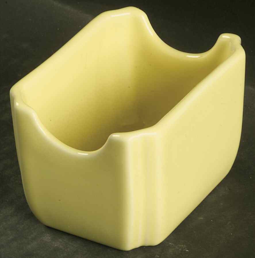 Fiesta Yellow (Intro 1987) Sweetener Holder by Homer Laughlin -1