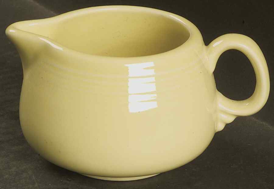 Fiesta Yellow (Intro 1987) Creamer by Homer Laughlin -1