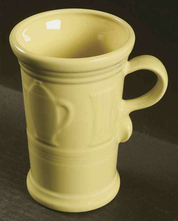 Fiesta Yellow (Intro 1987) Cappuccino Mug by Homer Laughlin -1