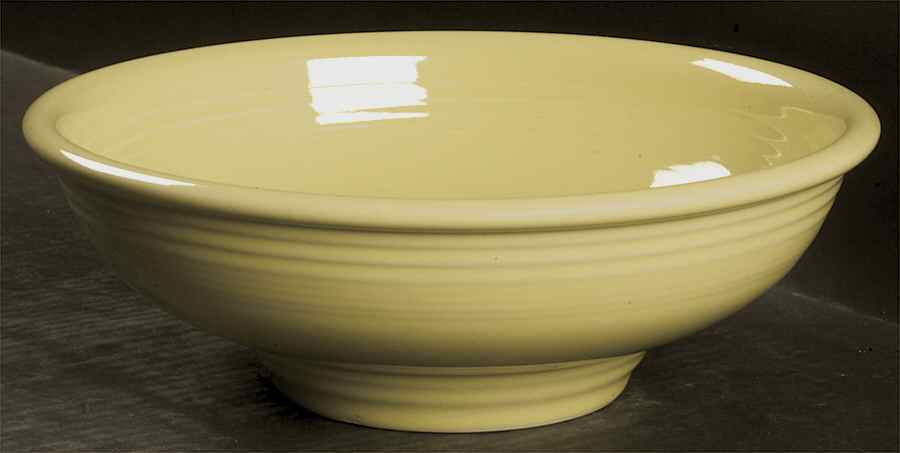 Fiesta Yellow (Intro 1987) Pedestal Bowl by Homer Laughlin -1