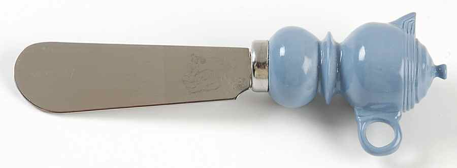 Fiesta Periwinkle Blue (Intro 1989) Individual Spreader by Homer Laughlin -1