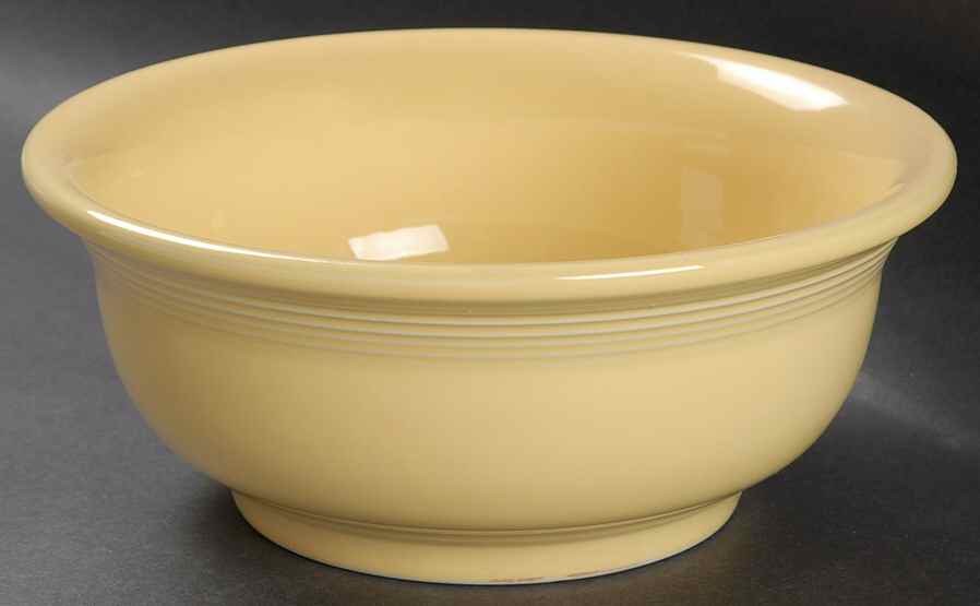 Fiesta Yellow (Intro 1987) 8" Mixing Bowl by Homer Laughlin -1