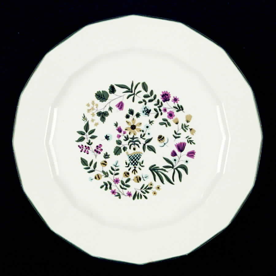 Country Garden Dinner Plate by Harker-1
