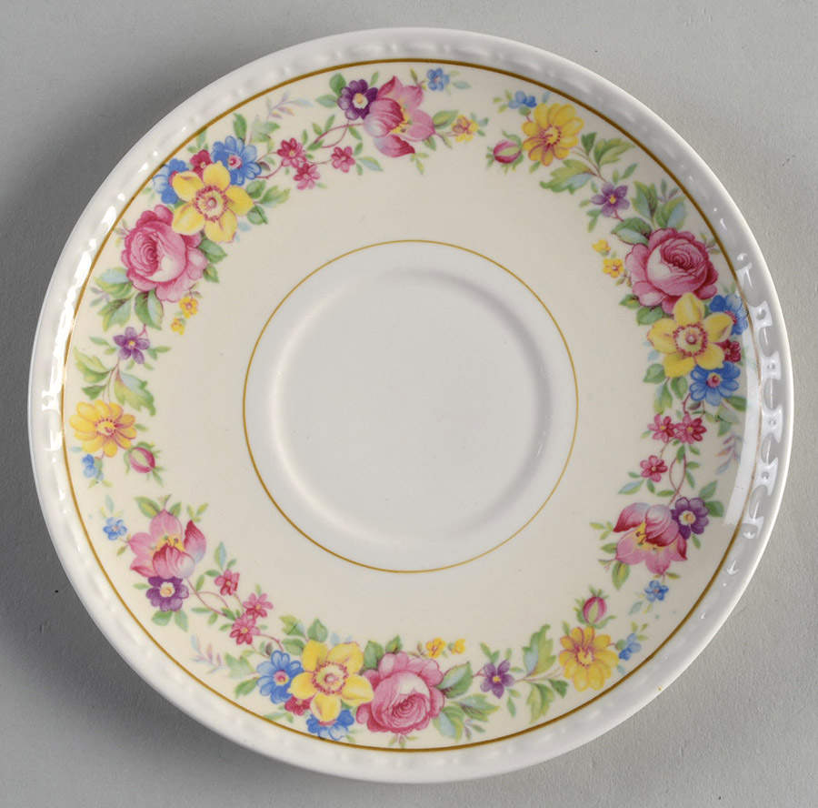 Roselane Saucer by Homer Laughlin -1