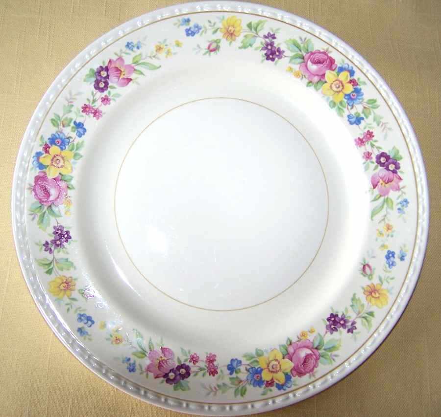 Roselane Luncheon Plate by Homer Laughlin -1