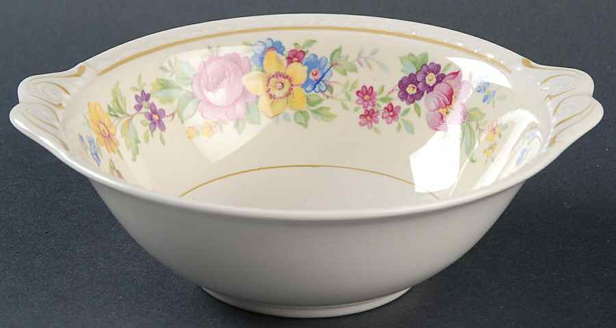 Roselane Lugged Cereal Bowl by Homer Laughlin -1