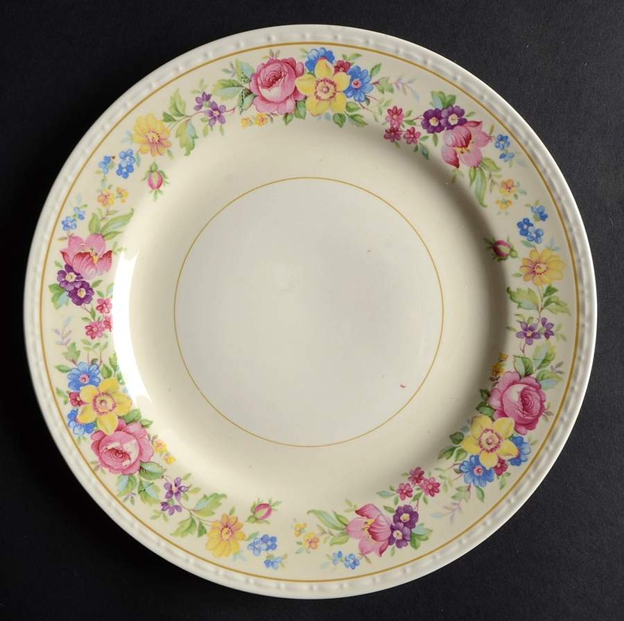 Roselane Salad Plate by Homer Laughlin -1