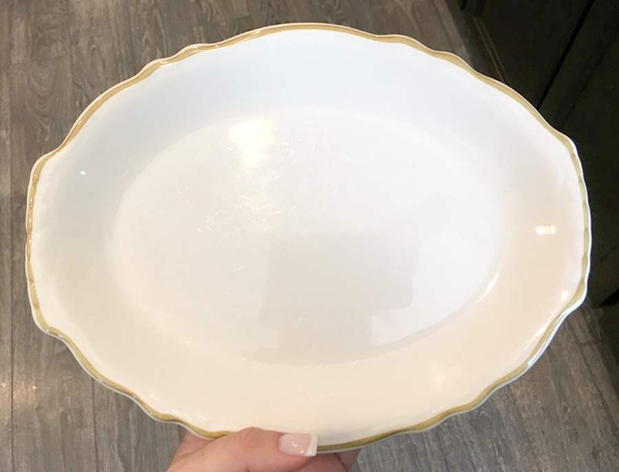 HLC811 10" Oval Serving Platter by Homer Laughlin -1