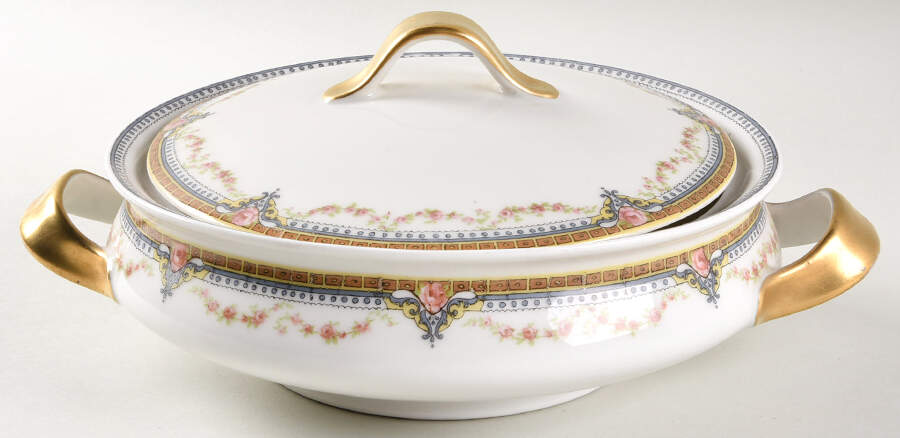 Schleiger 616 Round Covered Vegetable by Haviland-1