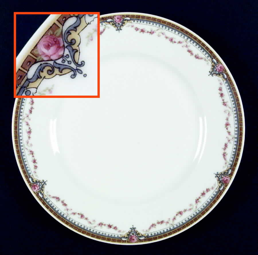 Schleiger 616 Dinner Plate by Haviland-1